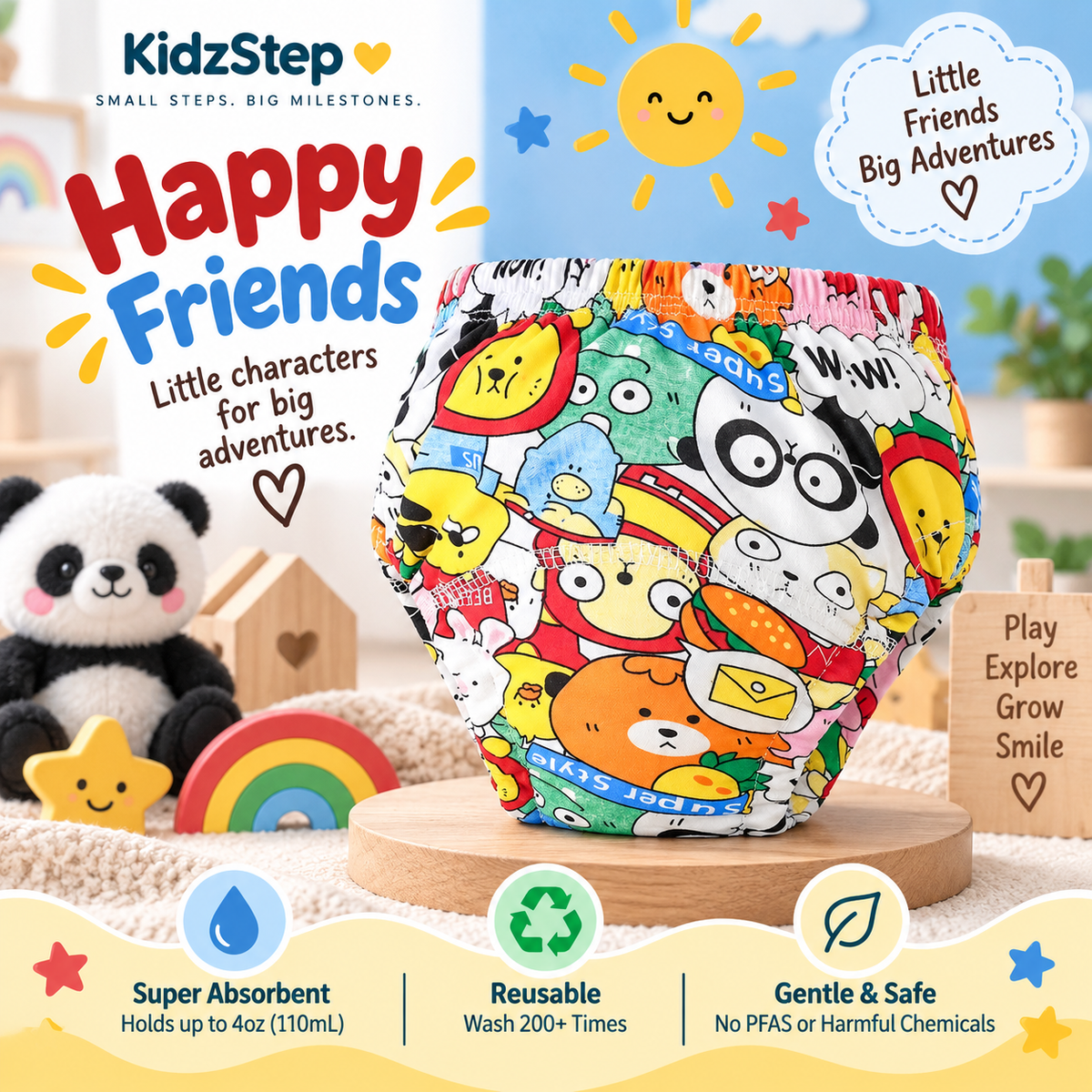 KidzStep Training Pants